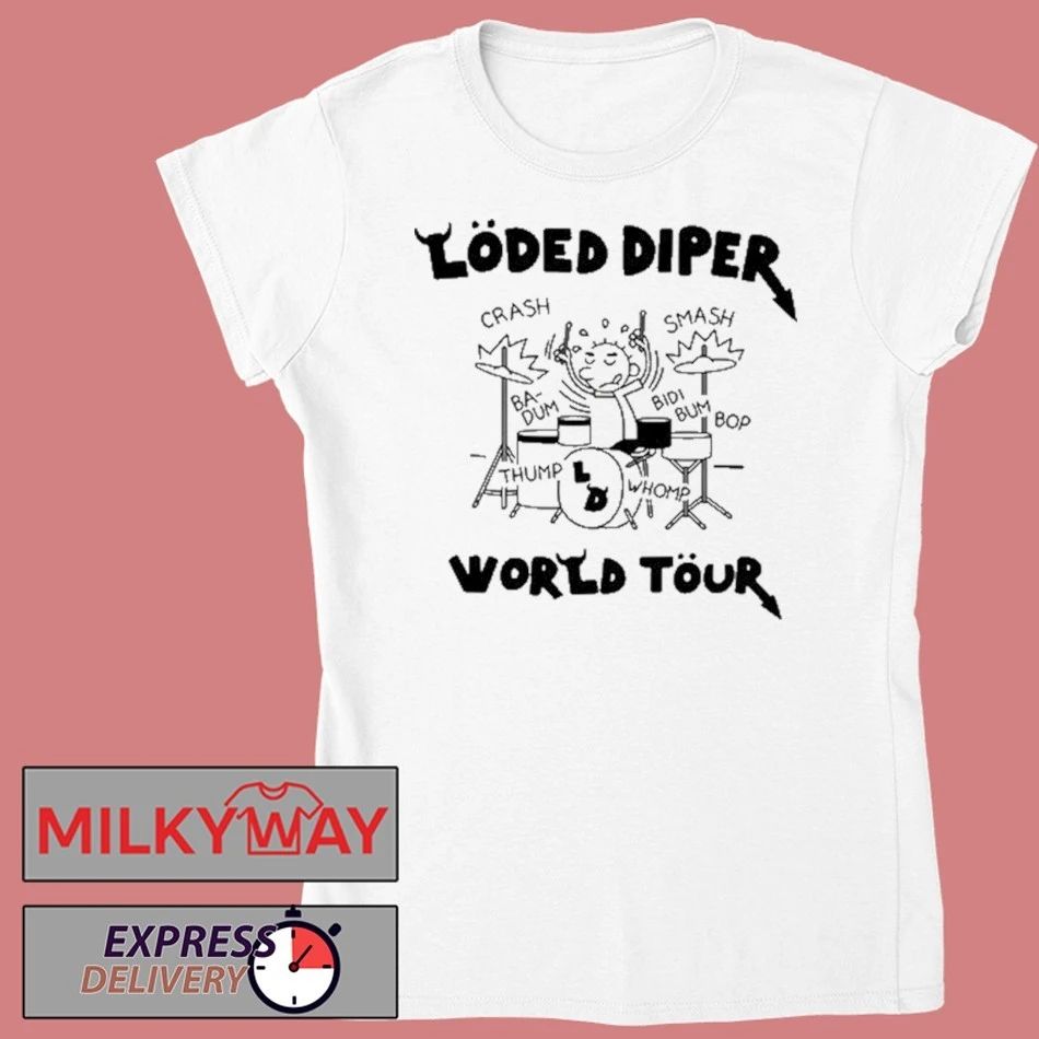 Loded Diper World Tour 2025 T-Shirt
