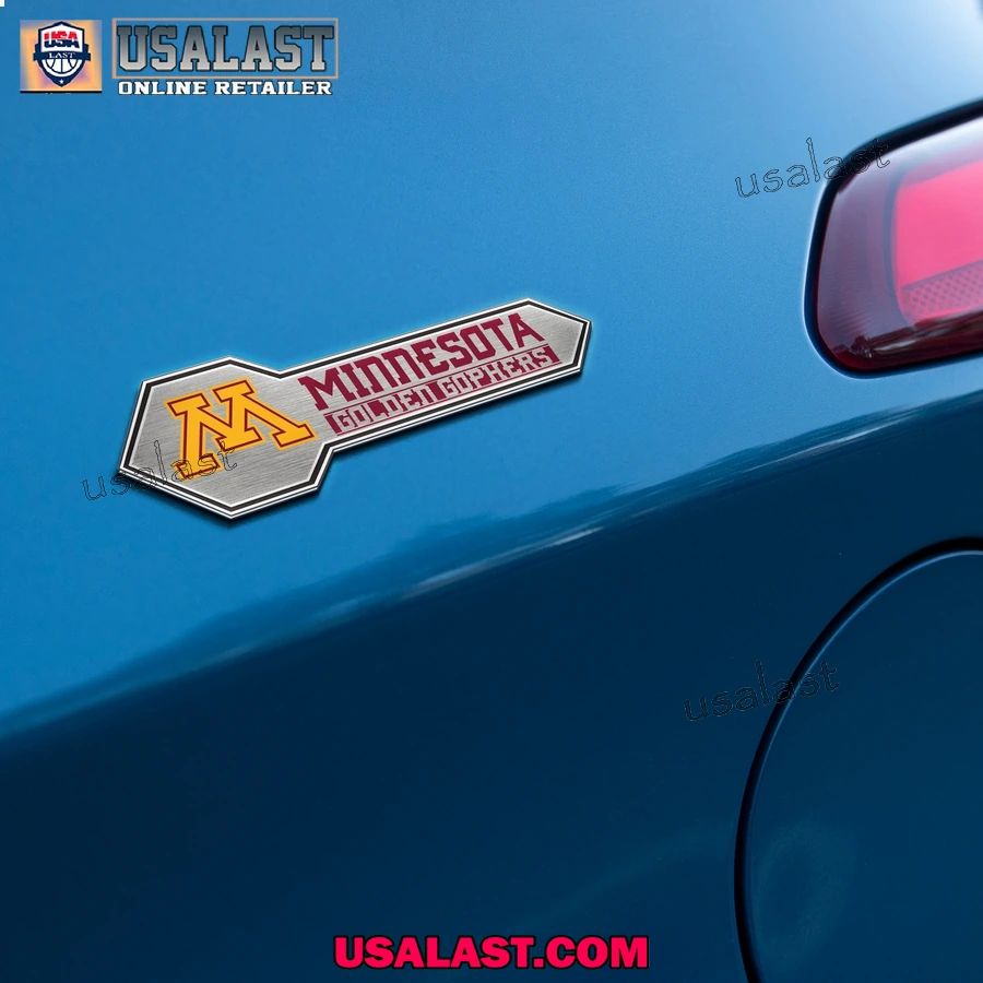 Minnesota Golden Gophers Edition 3D Car Badge Sticker