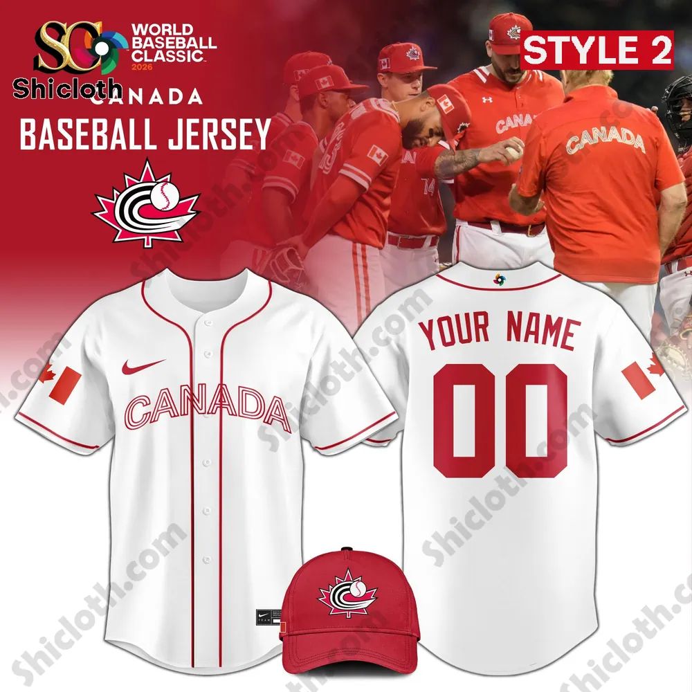 Canada Baseball 2026 World Baseball Classic Jersey Limited Edition