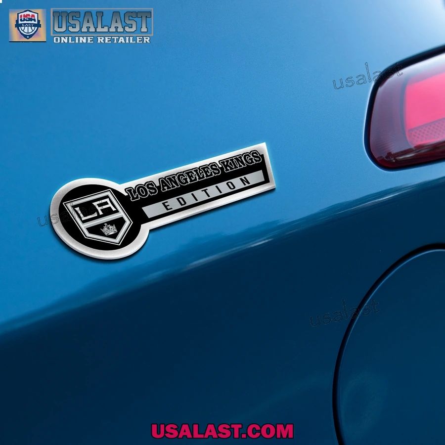 Los Angeles Kings Edition 3D Engraved Car Name Emblem