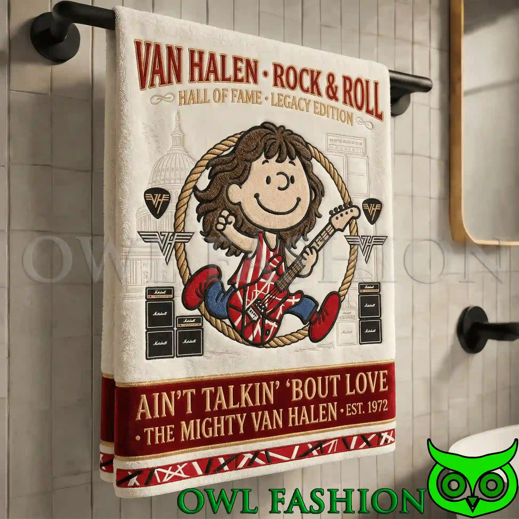 Van Halen Rock & Roll Royalty Collection Premium Bath Towels