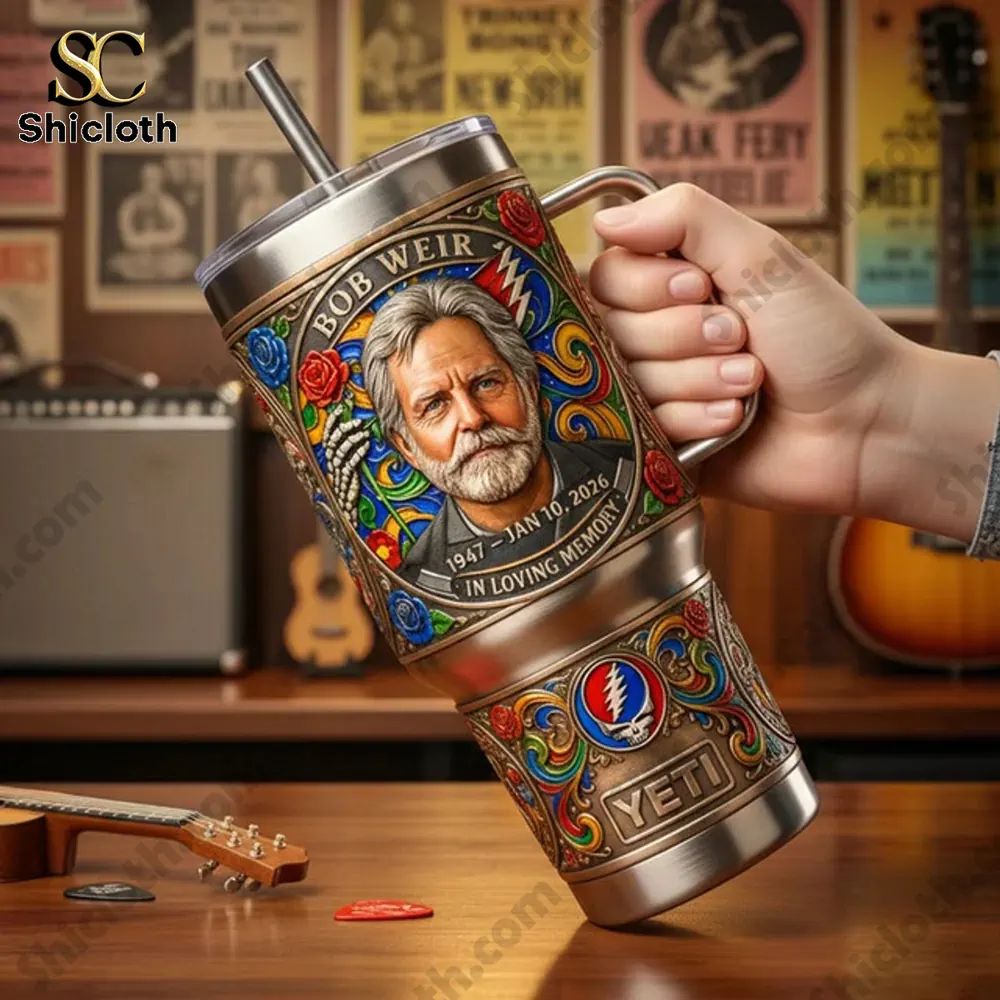 Grateful Dead Bob Weir Your Music Lives On 1947-2026 Tumbler
