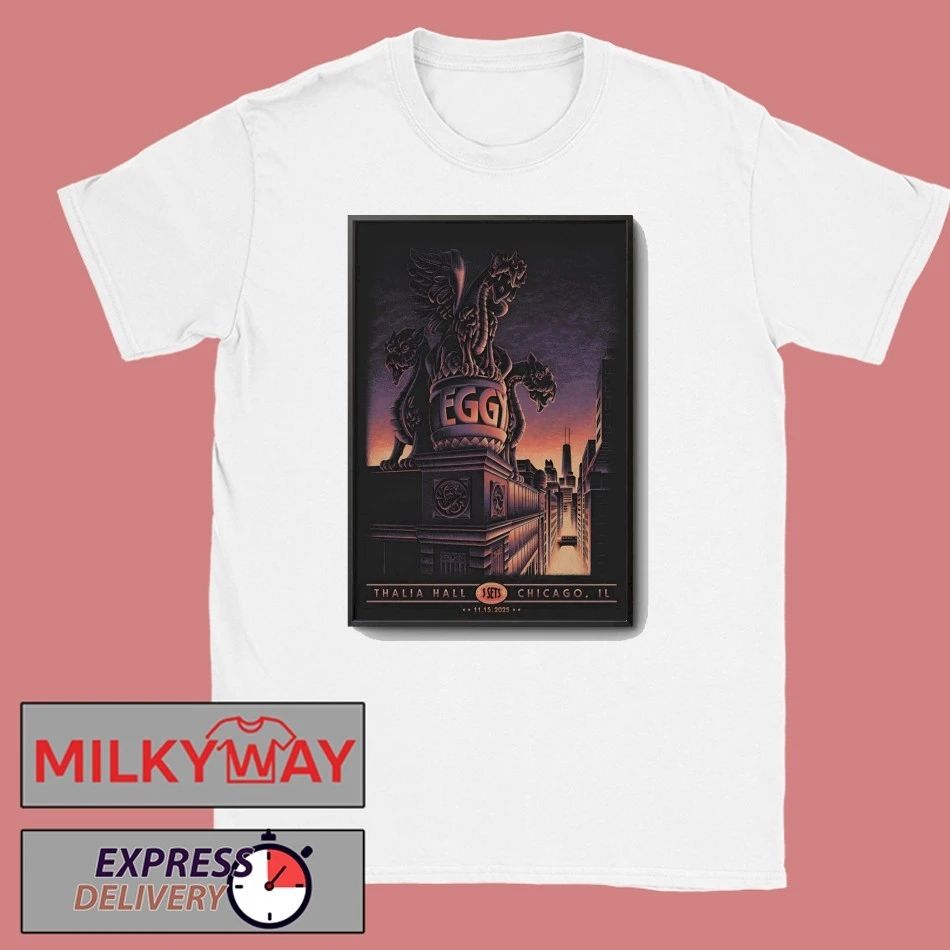 Eggy Nov 15 2025 Thalia Hall In Chicago IL Poster shirt