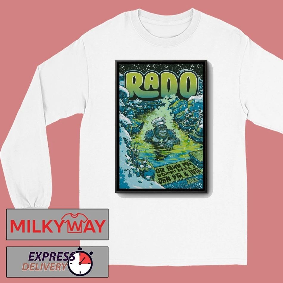 RADO Jan 9-10 2026 The Old Town Pub In Steamboat Springs CO Poster shirt