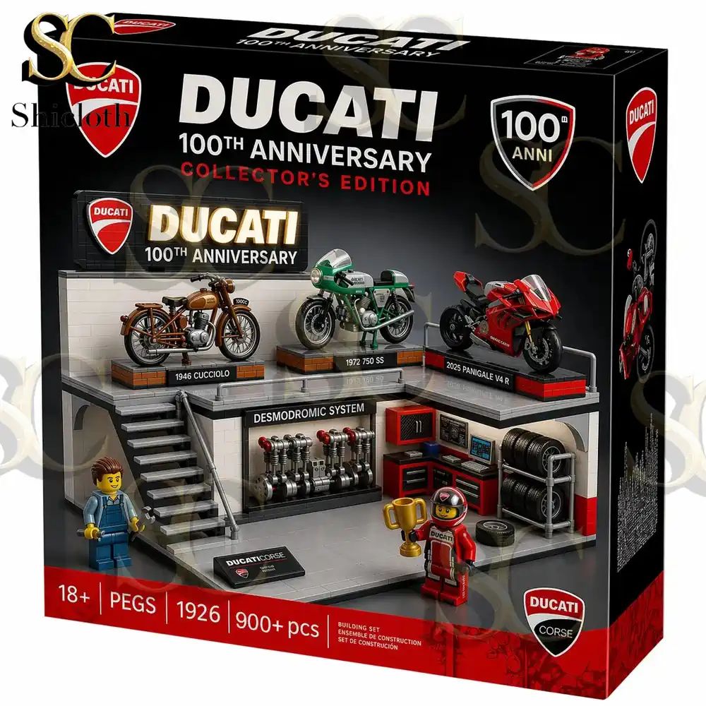Ducati 100th Anniversary Garage Building Set