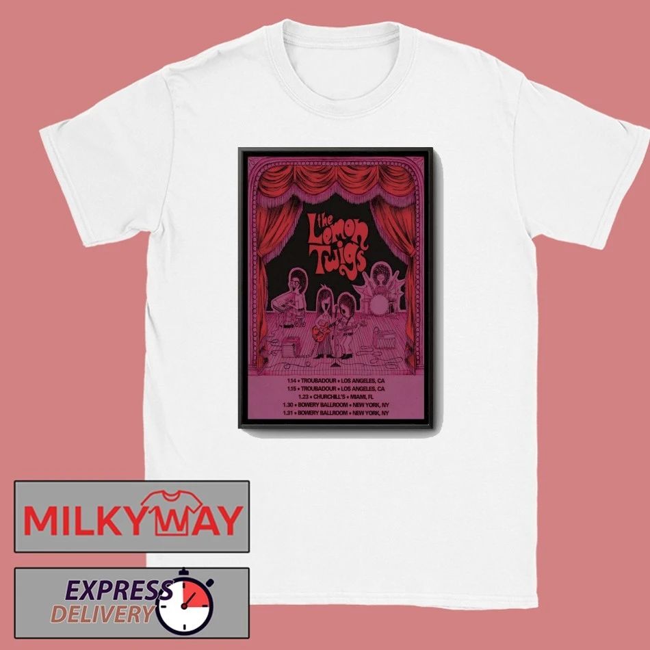 The Lemon Twigs America Tour 2026 Poster shirt