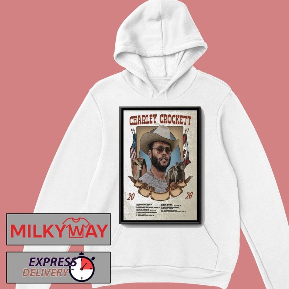 Charley Crockett 2026 Tour Poster shirt