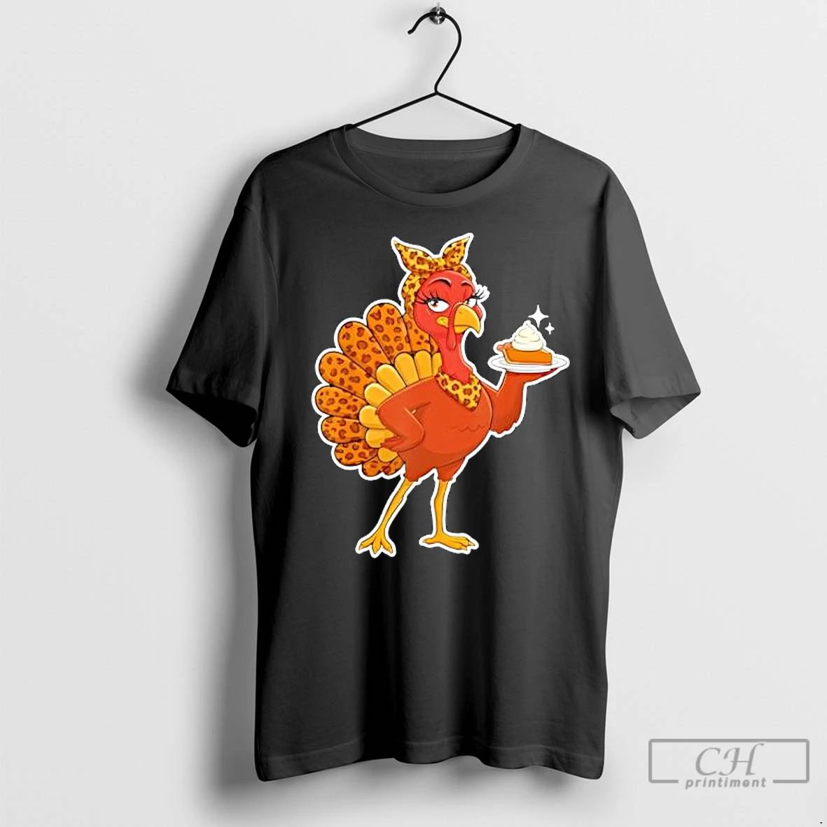 Premium Leopard Print Turkey Thanksgiving Pumpkin