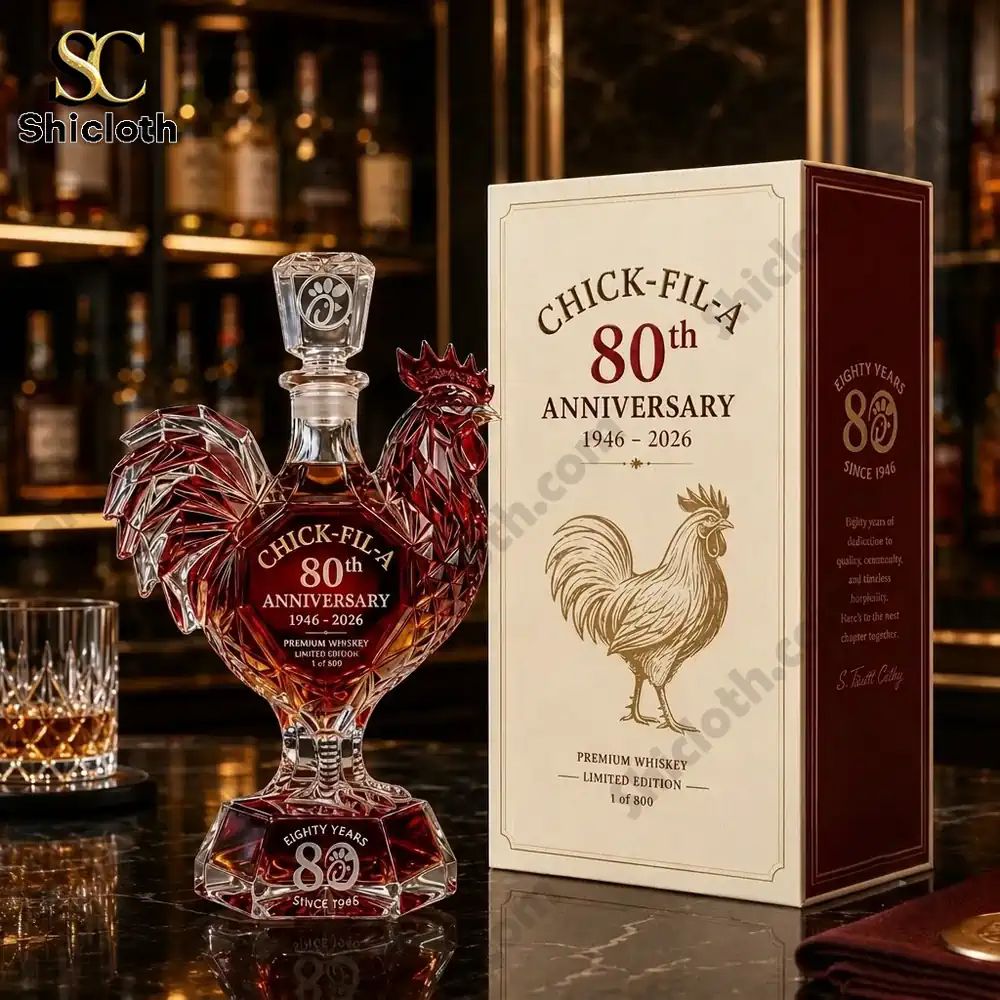 Chick-fil-A 80th AnniversaryWhiskey Bottle