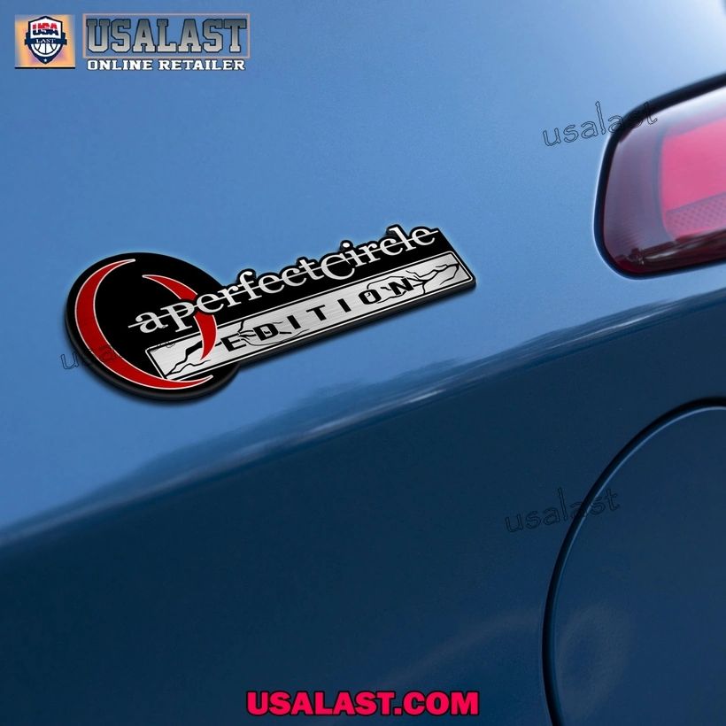 A Perfect Circle Rock Edition 3D Engraved Car Emblem Sticker