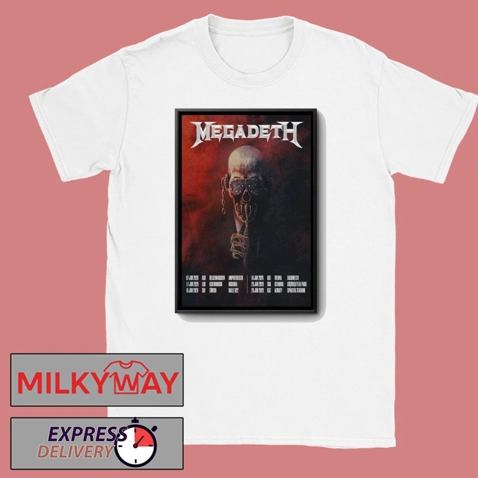 Megadeth Tour Jun 2026 Poster shirt