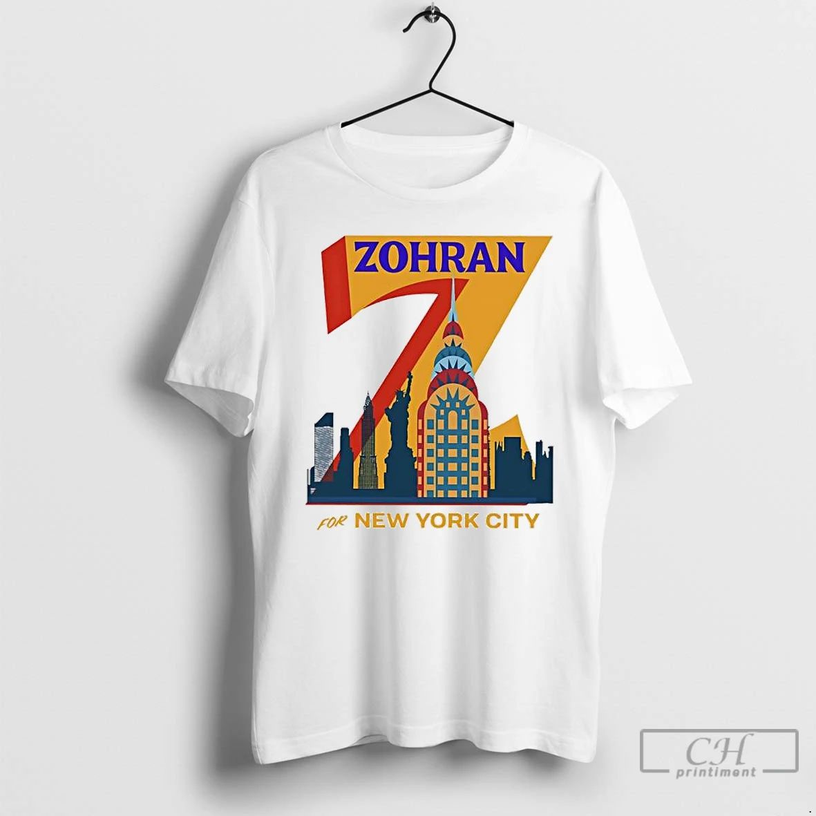 Premium Zohran Mamdani Zohran For New York City Skyline Graphic T Shirts
