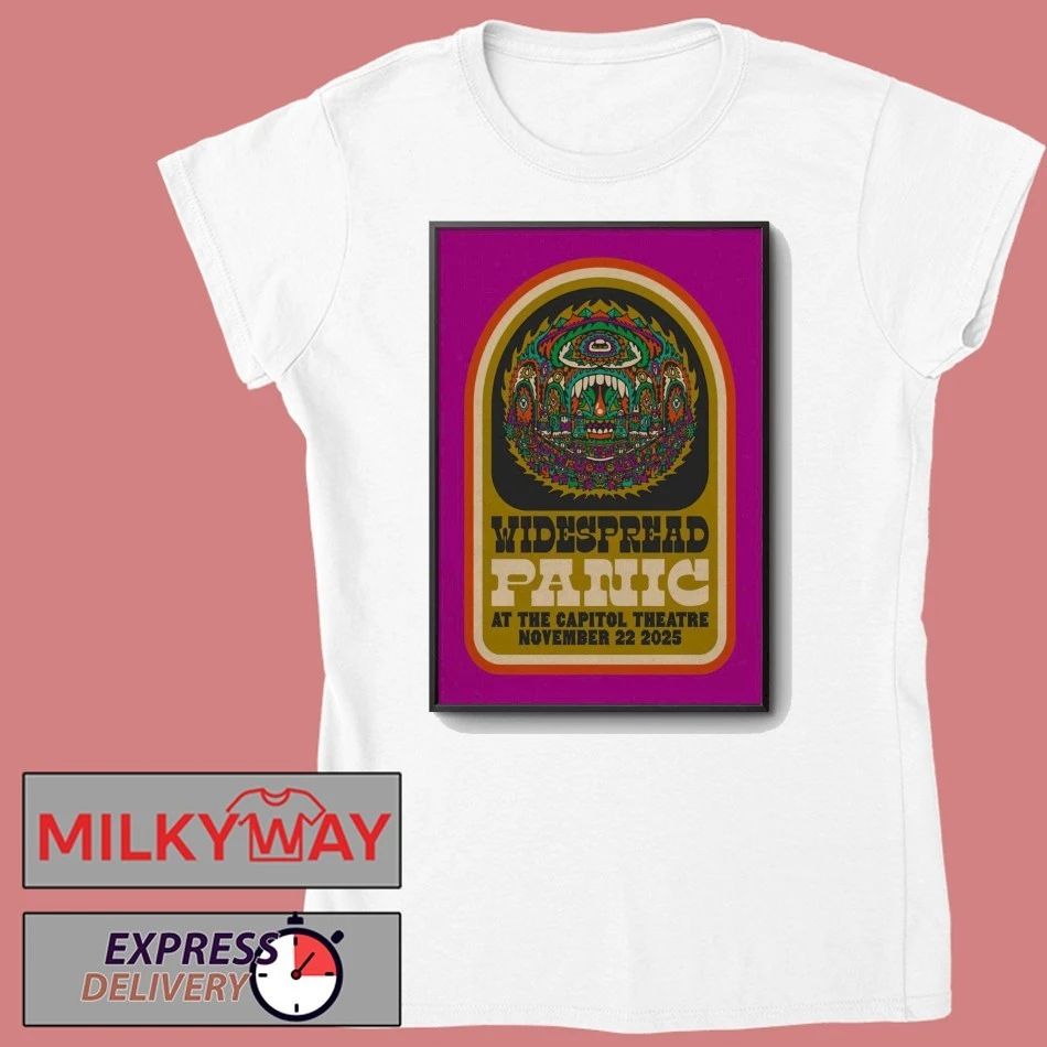Widespread Panic Capitol Theatre in Port Chester NY November 22 2025 Poster shirt