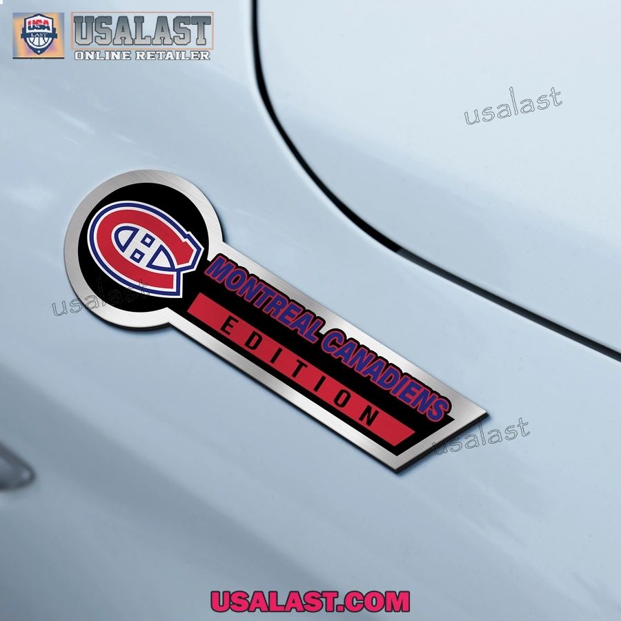 Montreal Canadiens Edition 3D Engraved Car Name Emblem