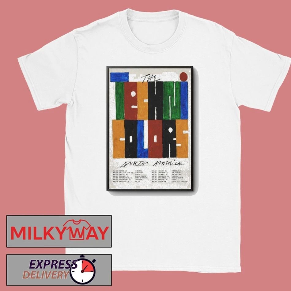 The Technicolors North America 2026 Tour Poster shirt