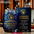 Milwaukee Brewers 56th Anniversary 15oz Whiskey Glass