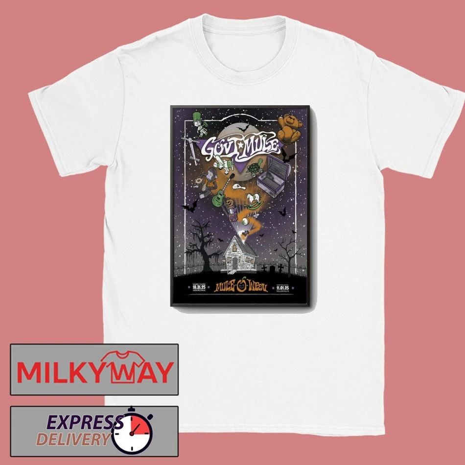 Gov’t Mule Oct 31 2025 Warner Theatre Washington DC Poster shirt