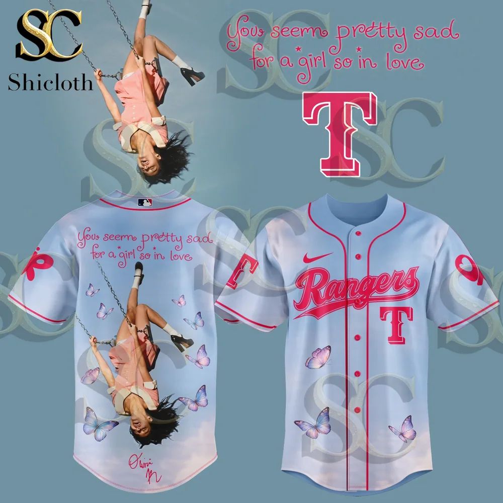 All MLB Teams x Olivial Rodrigo You Seem Pretty Sad For A Girl So In Love 2026 Jersey