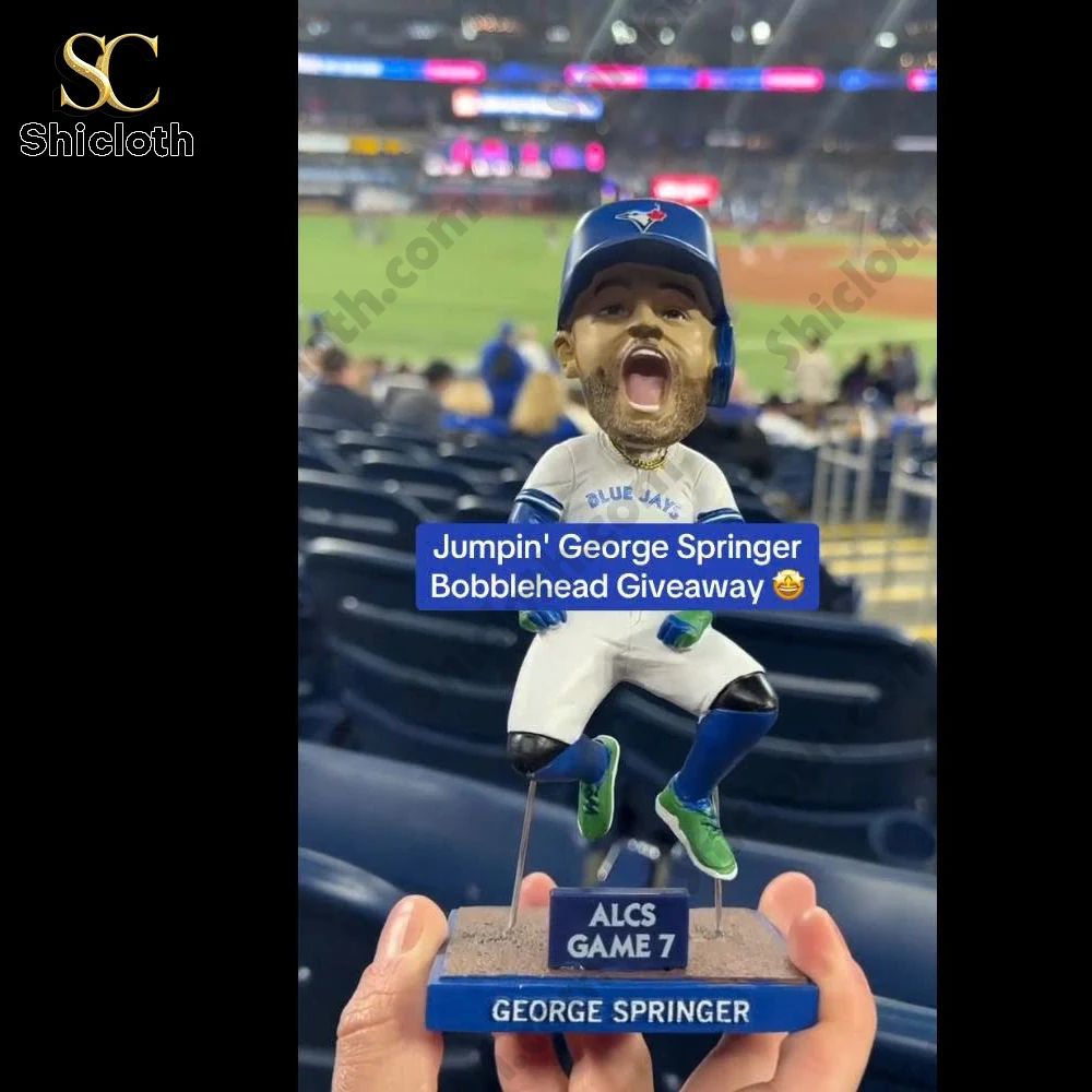 Toronto Blue Jays Jumpin George Springer ALCS GAME 7 Bobblehead Figure