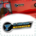 St. Louis Blues Edition 3D Engraved Car Name Emblem