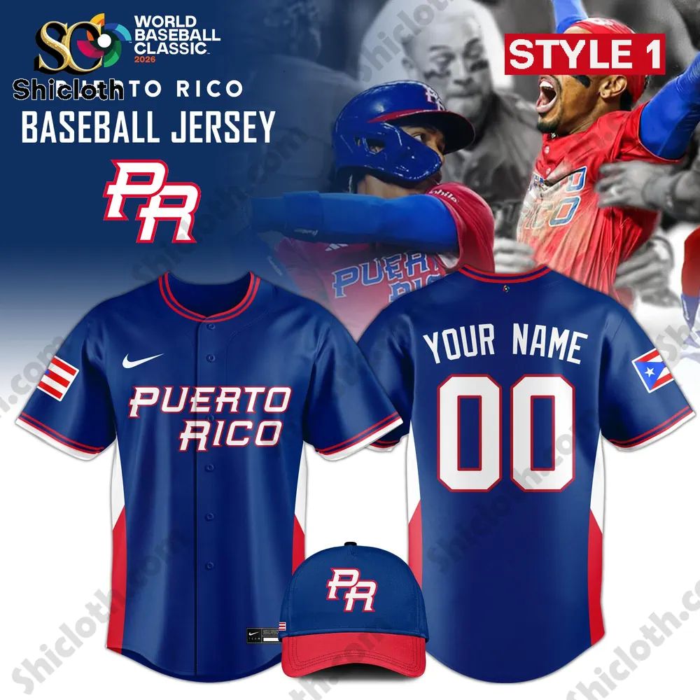 Puerto Rico Baseball 2026 World Baseball Classic Jersey Limited Edition