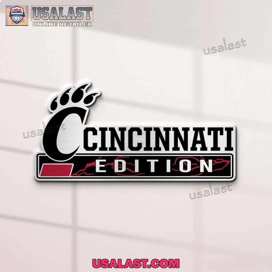 Cincinnati Bearcats Edition 3D Car Emblem Badge