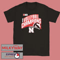 Nebraska Huskers 2025 Big 10 Women’s Volleyball Regular Season Champions Locker Room T-shirt
