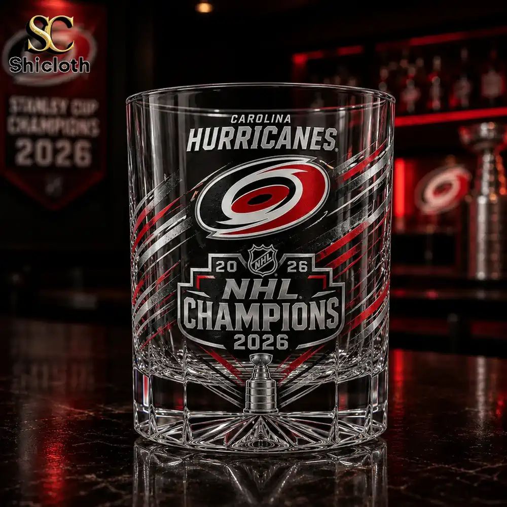 Carolina Hurricanes 2026 Champions Stanley Cup Finals Bottle