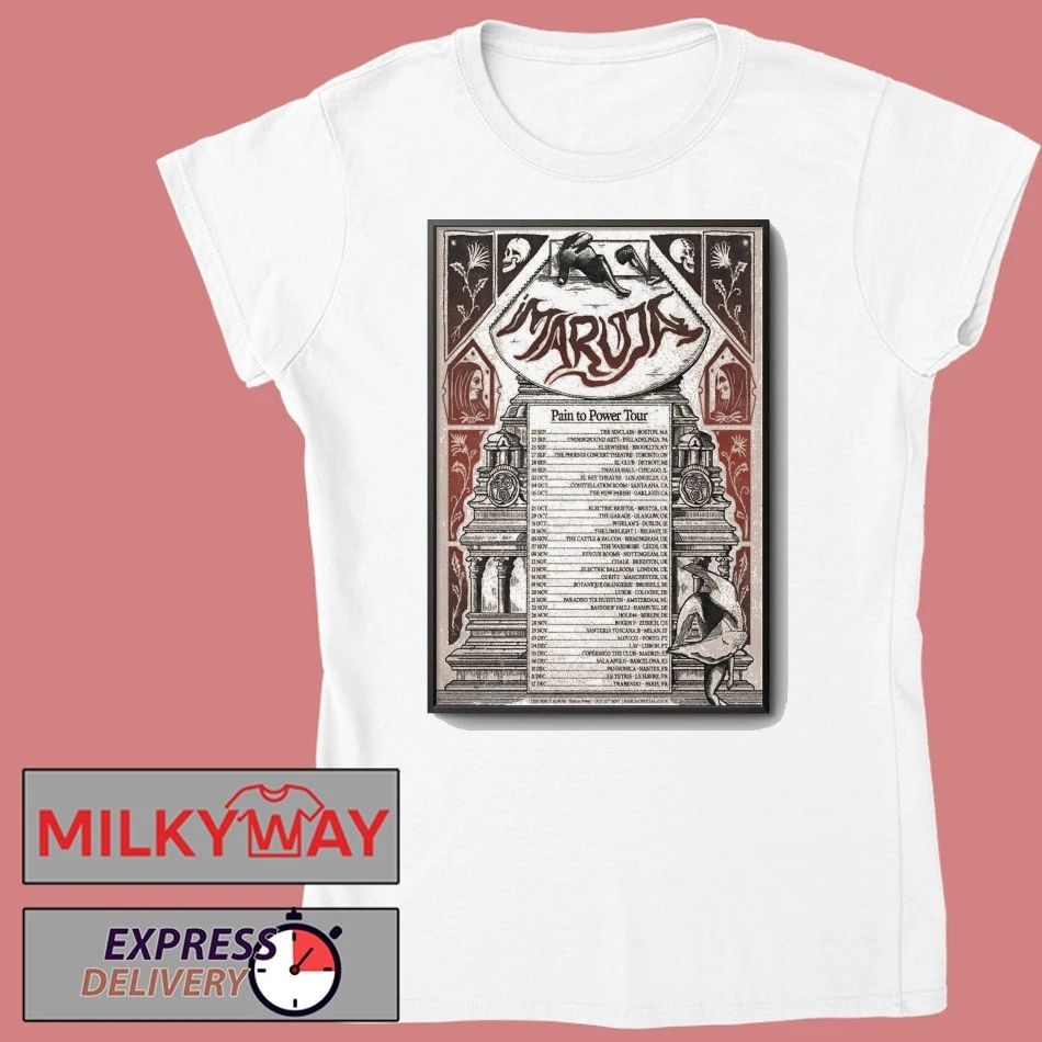 Maruja Pain To Power Tour 2025 Poster shirt