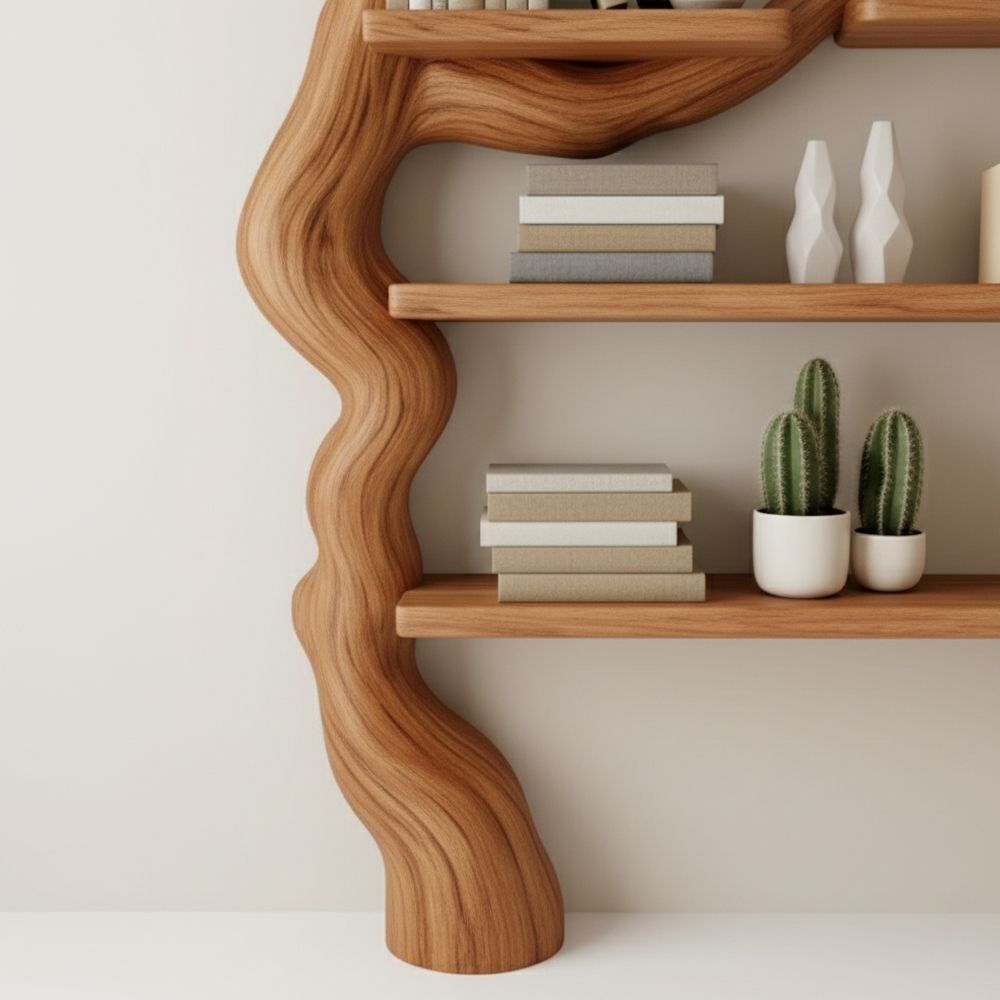 Tree Branch Bookshelf – The Essence of Handcrafting & Endless Natural Beauty