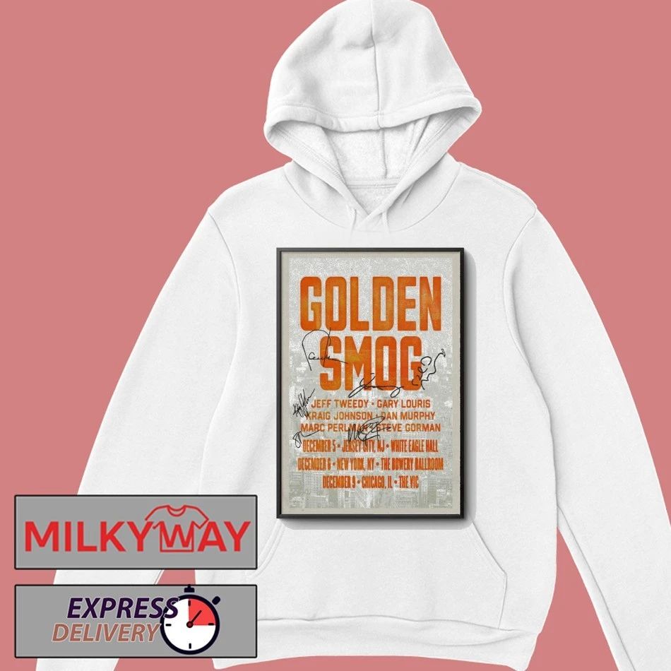 Golden Smog Tour Dec 5 – 9 2025 Poster Signed shirt