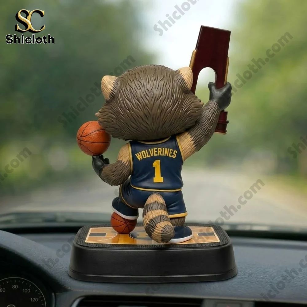 2026 NCAA Champions Michigan Car Dashboard 3D Figurine
