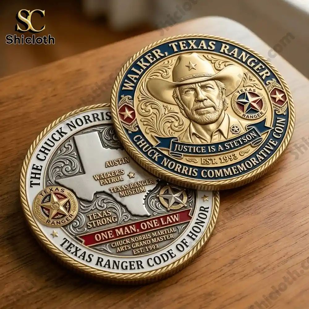 Chuck Norris Walker Texas Ranger Premium Commemorative Coin