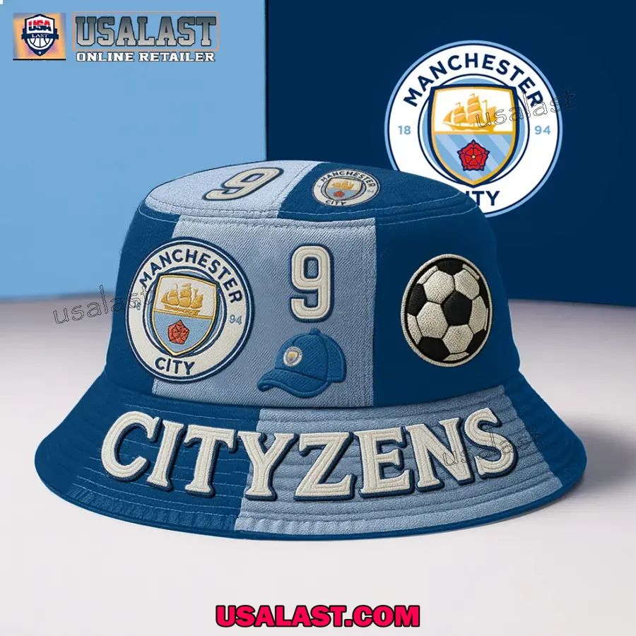 Personalized Manchester City Cityzens Bucket Hat