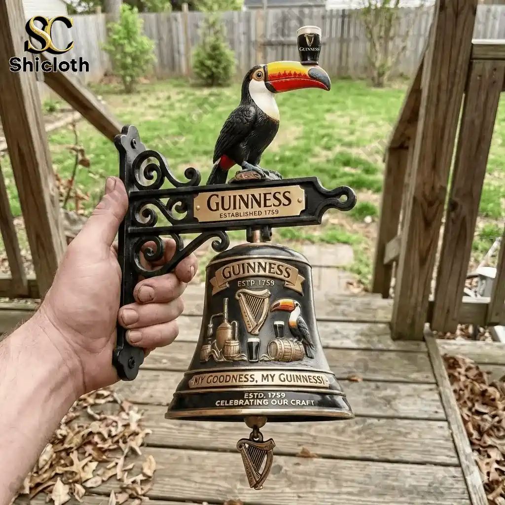 Guinness ESTD 1759 Commemorative Wall Bell