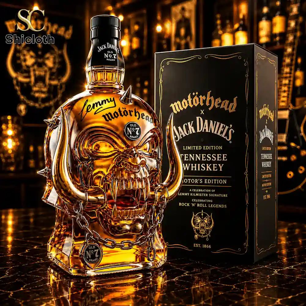Mot?rhead x Jack Daniel’s War-Pig Whiskey Bottle