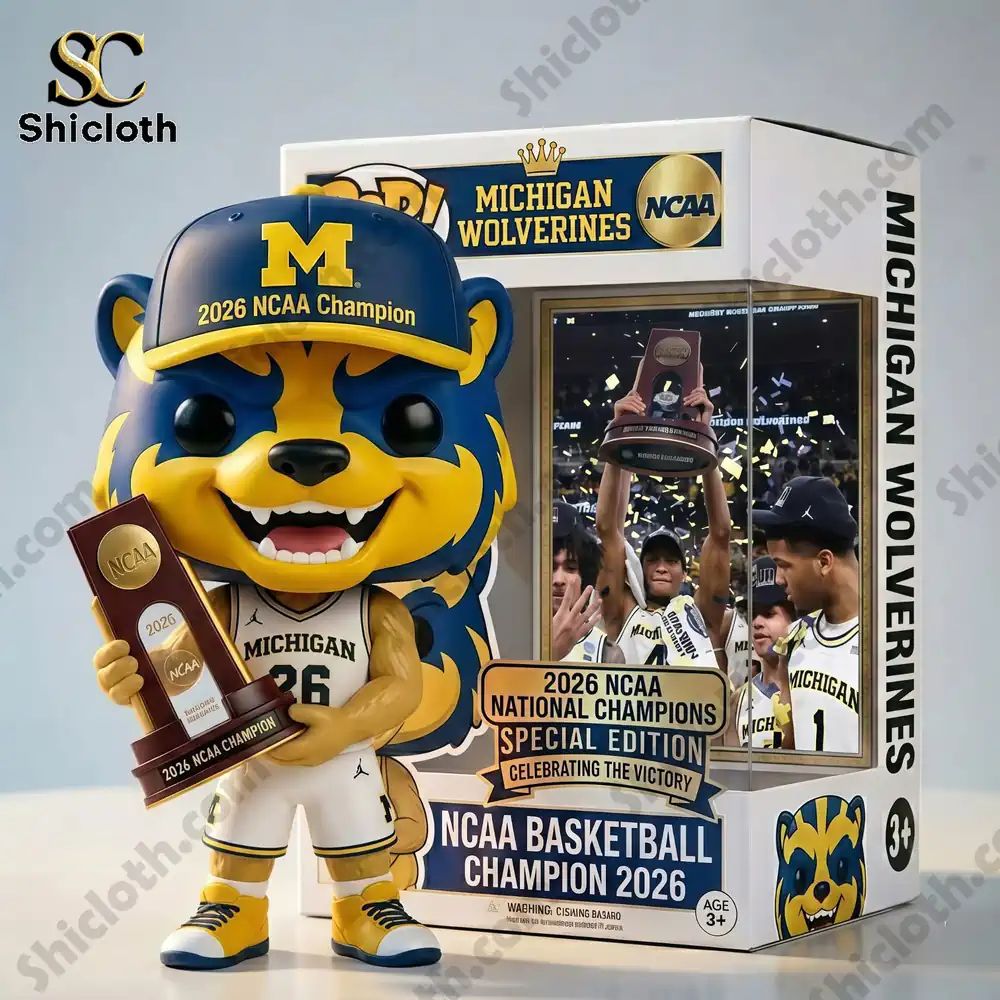 Michigan Wolverines Mascot 2026 NCAA National Champions Pop! Figure