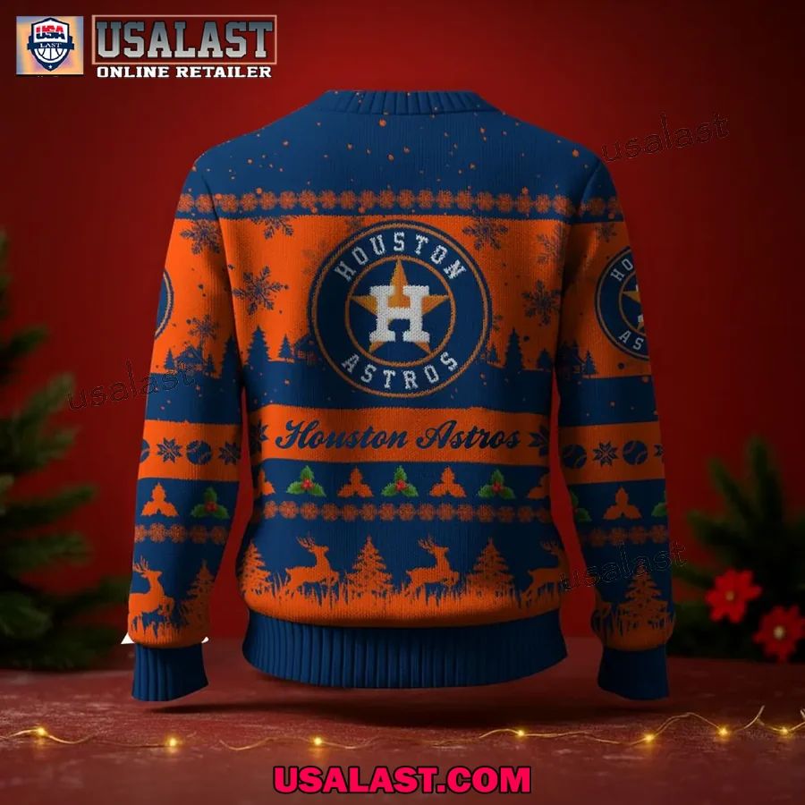 Houston Astros Ugly Christmas Sweater Jumper