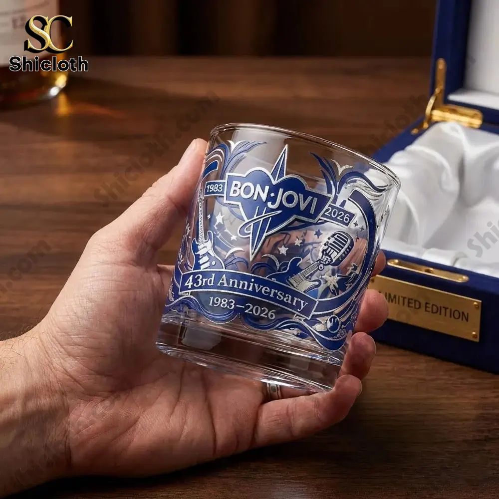 Bon Jovi 43rd Anniversary Collector’s Glass