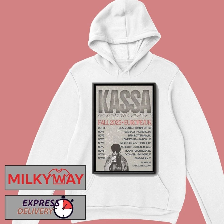 Kassa Overall Europe Tour 2025 Poster shirt