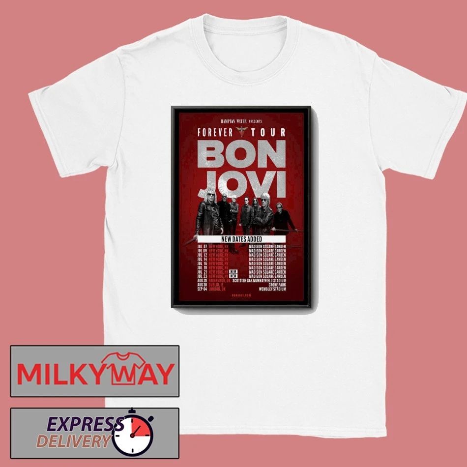 Bon Jovi Tour 2026 Poster shirt