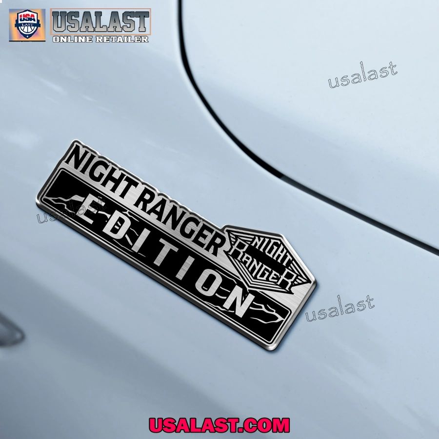 Night Ranger Rock Edition 3D Engraved Car Emblem Badge