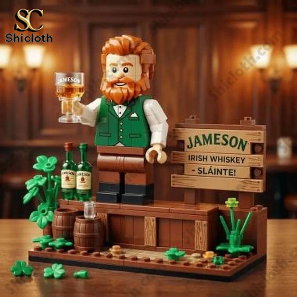 Jameson Irish Whiskey Sláinte Building Brick