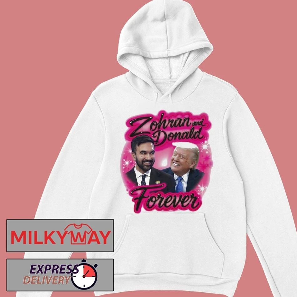 Zohran And Donald Airbrush T-shirt