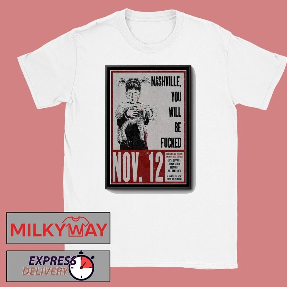 Hong Kong Fuck You 2025 Concert Nashville Poster shirt
