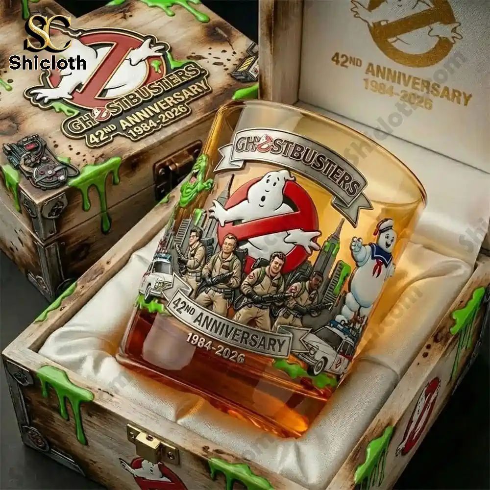 Ghostbusters 42nd Anniversary Whiskey Glass 2026