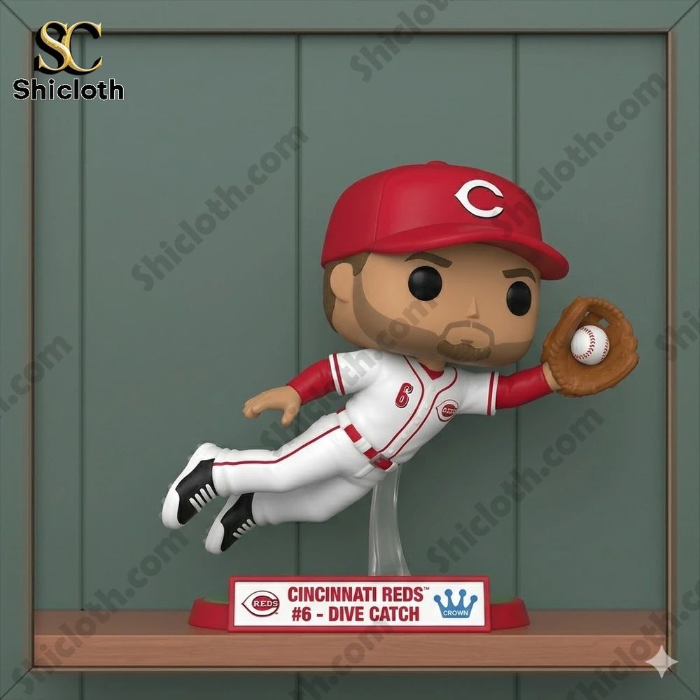 Cincinnati Reds Eric Davis Dive Catch Exclusive Funko! Pop Figure