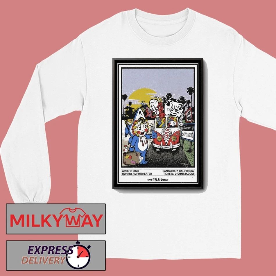 Drain Event Quarry Amphitheater 2026 Poster shirt