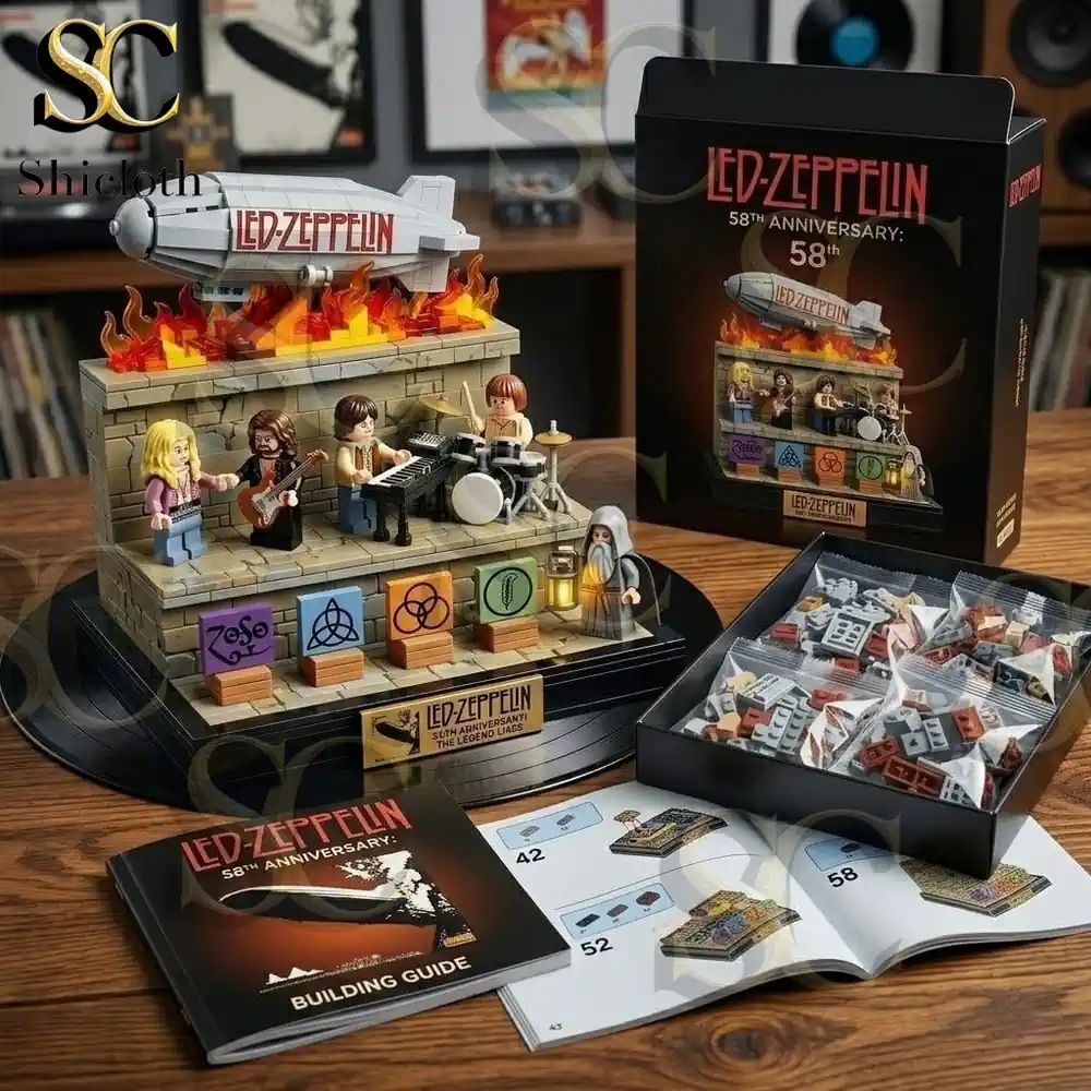 Led Zeppelin 58th Anniversary Collection Building Blocks Set