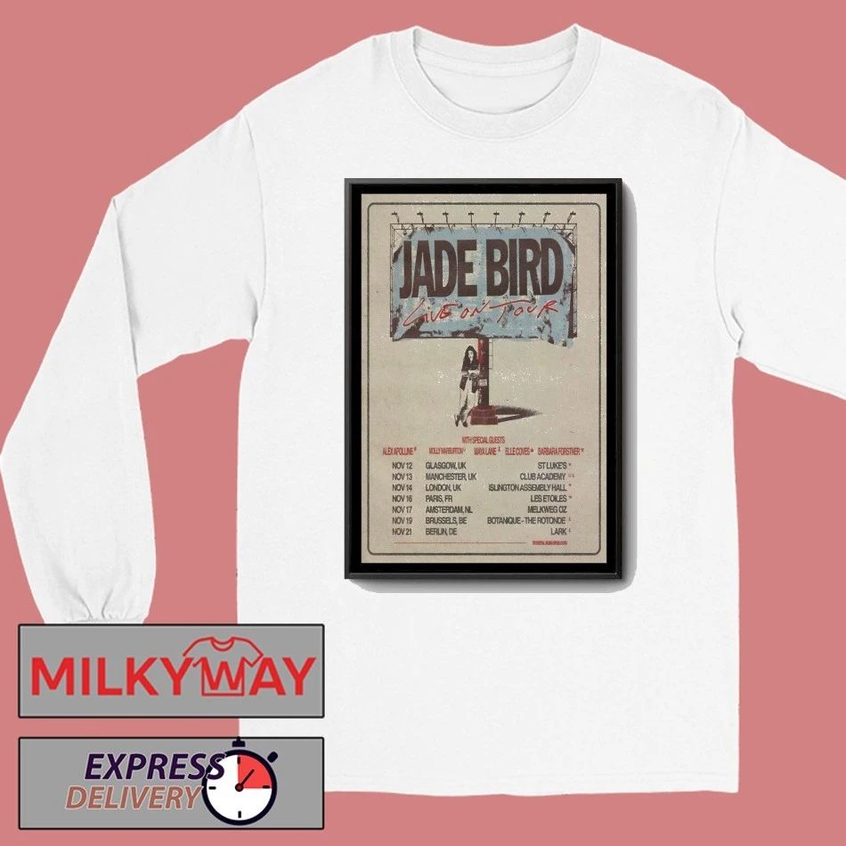 Jade Bird UK Europe Tour November 2025 Poster shirt